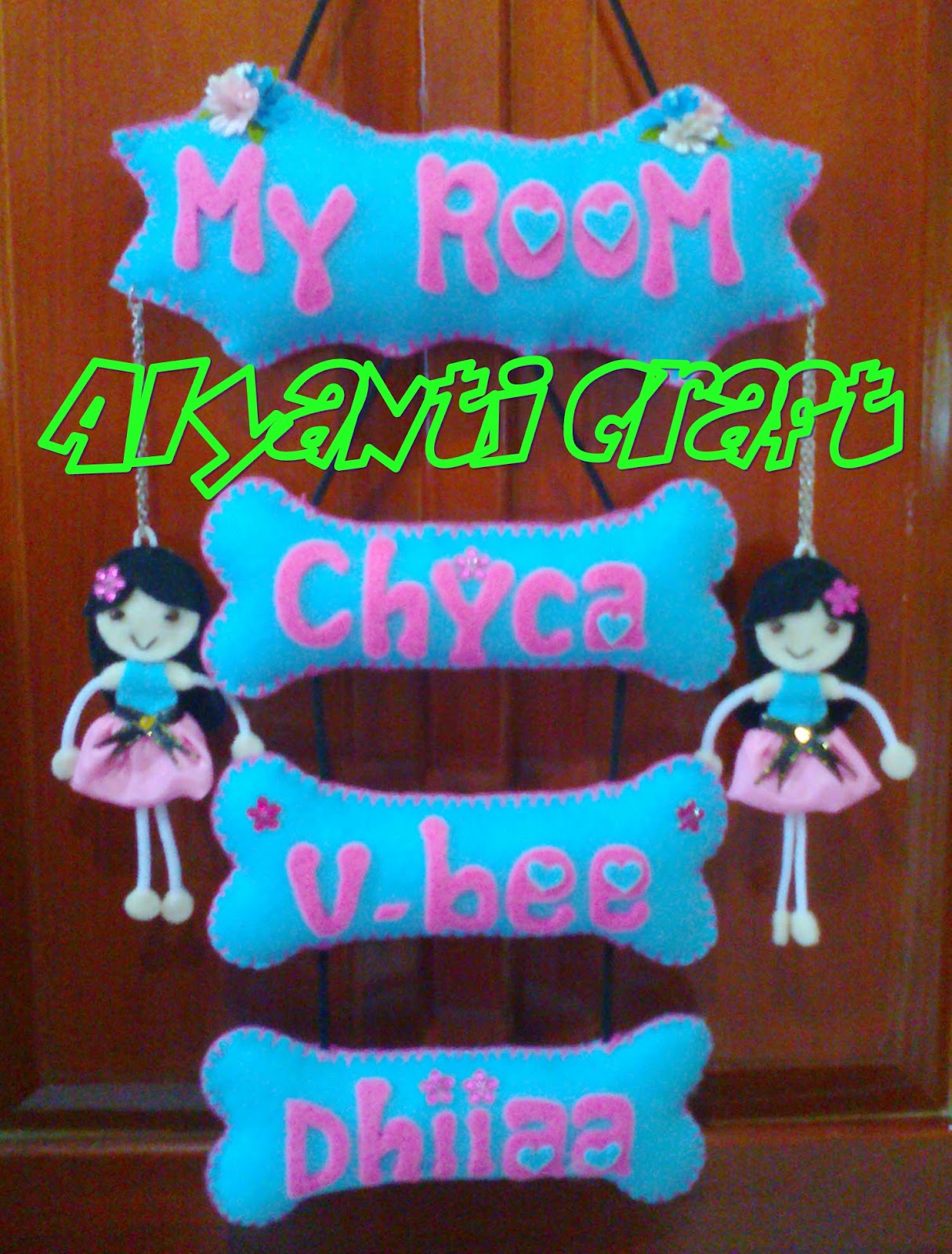 It s My AliaNti SyaH Gantungan Pintu Kamar 